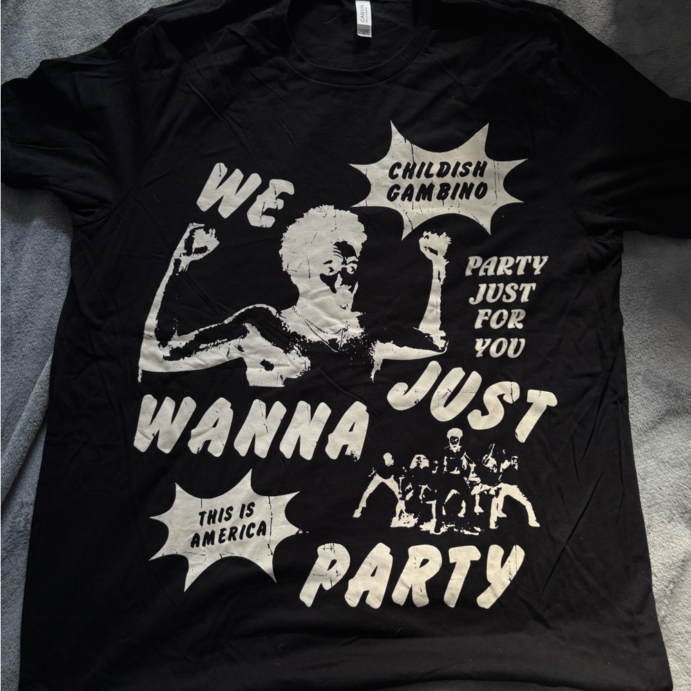 Black Graphic Men's T-Shirt